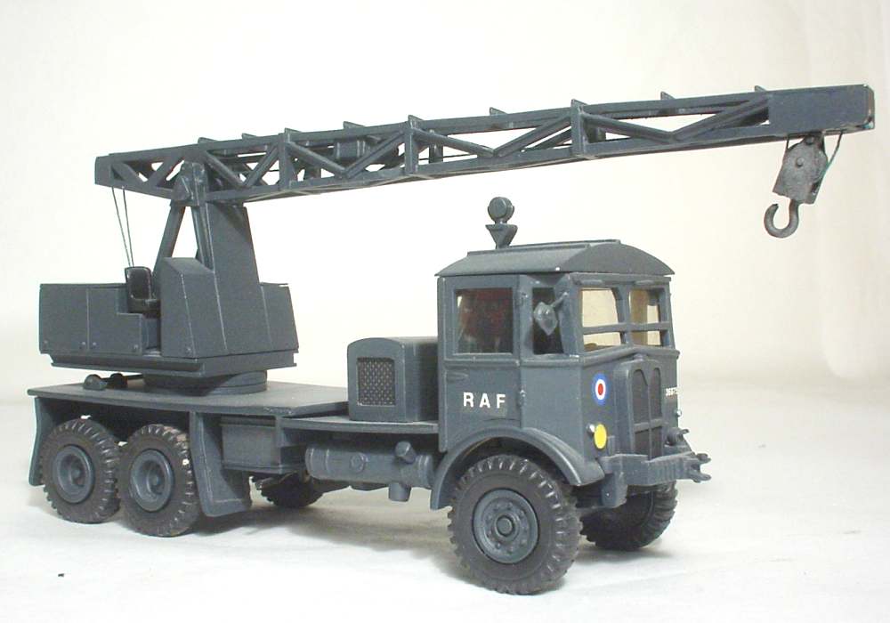 Miniature Hart Models – AEC Matador 6x6 Coles Crane – Véhicule Militaire 1944 – Échelle 1:48